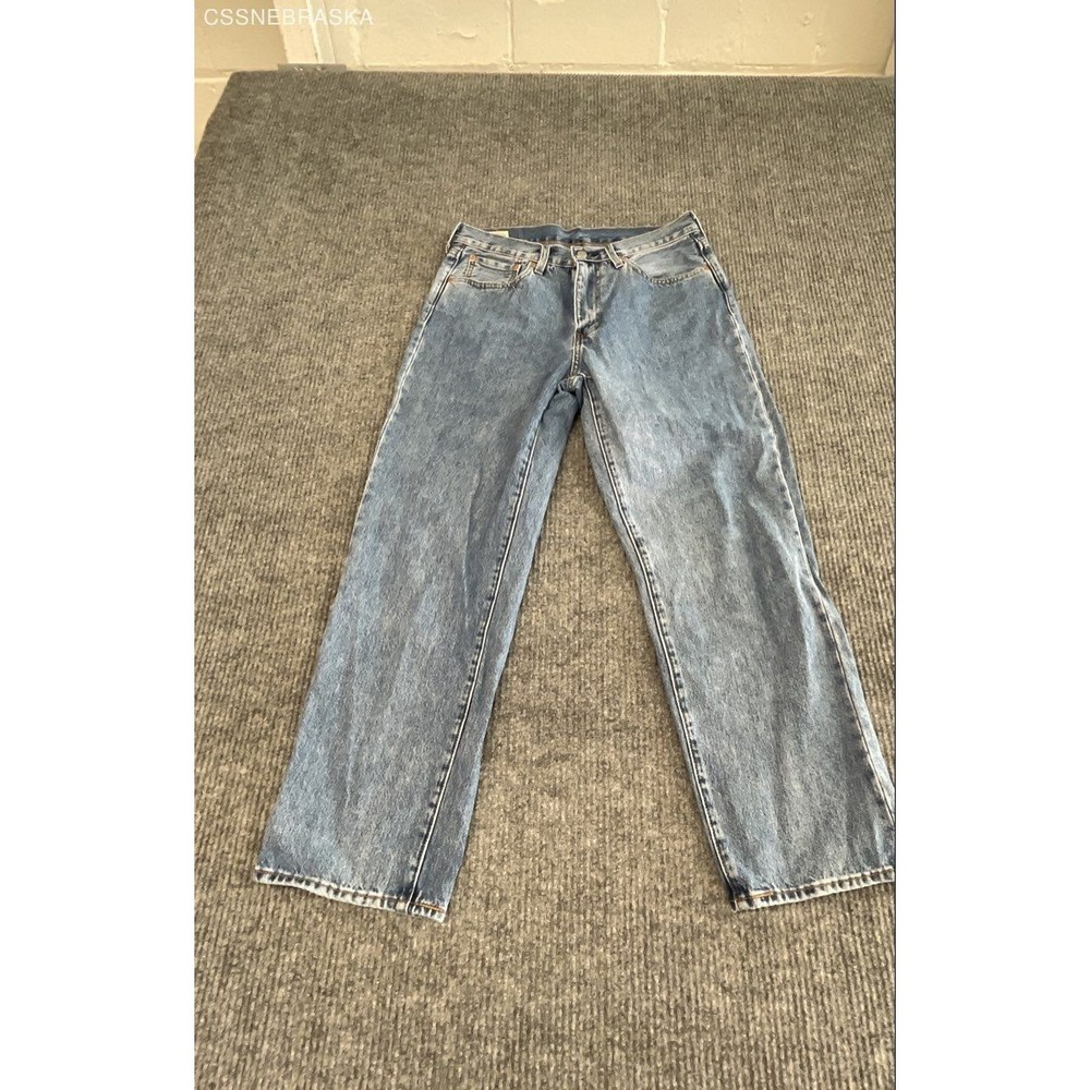 Levi's Premium Men's 568 Stay Loose Acid Wash Blue Jeans Sz 31x30